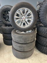 Load image into Gallery viewer, OEM '00-'26 GMC Sierra 1500 Yukon 5917 Used Polished Rims 275/60R20 Continental

