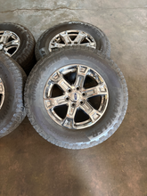 Load image into Gallery viewer, OEM '05-'26 Ford F150 18" Chrome 10343 Used Rims 275/65R18 Goodyear AT Tires LT

