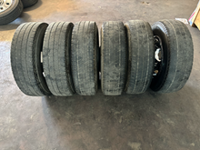 Load image into Gallery viewer, OEM '11-'26 GMC Sierra 3500 DRW Used Steel 17" Wheels 235/80R17 Michelin XC LT

