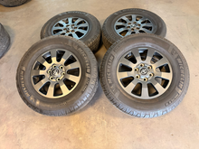 Load image into Gallery viewer, Set of Used 18" '24-'26 Toyota Land Cruiser OEM Wheels 265/70R18 Michelin LTX LT
