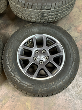 Load image into Gallery viewer, OEM '19-'26 Jeep Gladiator Wrangler 18" Used Rims 265/70R18 Ironman AT Tires LT
