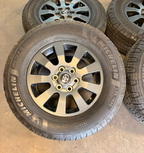 Load image into Gallery viewer, Set of Used 18" '24-'26 Toyota Land Cruiser OEM Wheels 265/70R18 Michelin LTX LT
