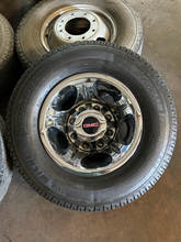 Load image into Gallery viewer, OEM '11-'26 GMC Sierra 3500 DRW Used Steel 17" Wheels 235/80R17 Michelin XC LT

