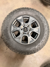 Load image into Gallery viewer, Set of Used 18" '24-'26 Lexus GX550 OEM Overtrail+ Wheels 265/70R18 Toyo AT3 LT
