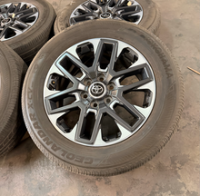 Load image into Gallery viewer, Set of Four Used OEM '20" Toyota Tundra Wheels 265/60R20 Yokohama XCV Tires LT
