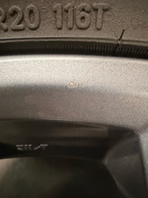 Load image into Gallery viewer, Set of Used '22-'26 Toyota Tundra Grey Machined Rims 275/60R20 Nitto G3 Tires LT
