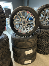 Load image into Gallery viewer, OEM '99-'18 Chevrolet Silverado 1500 Chrome CK158 22" Wheels on 285/45R22 Wheels
