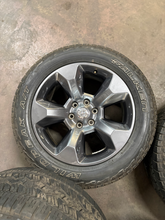 Load image into Gallery viewer, Set of 4 Used '19-'26 RAM 1500 20" OEM Wheels on 275/55R20 Falken Wildpeak AT LT
