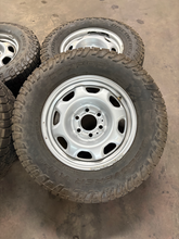 Load image into Gallery viewer, Set of Used 17" '05-'26 Ford F-150 Steel Wheels on 265/70R17 Cooper ATP Tires LT
