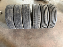 Load image into Gallery viewer, Set of x6 Used OEM '05-'26 Ford F450 F550 ALCOA Wheels on 225/70R19.5 Tires LT
