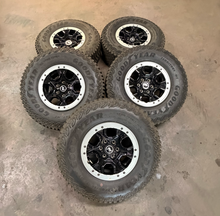 Load image into Gallery viewer, Set of 5 Sasquatch '21-'26 Ford Bronco OEM Wheels 315/70R17 Goodyear MT Tires LT

