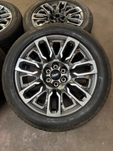 Load image into Gallery viewer, Set of Used 22" Denali Ultimate '00-'26 GMC Sierra 1500 Rims 275/50R22 Tires LT
