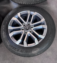 Load image into Gallery viewer, OEM '25-'26 Toyota 4Runner Limited Machined Used Wheels on 265/55R20 Dunlop LT

