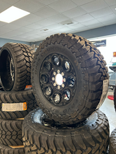 Load image into Gallery viewer, Set of OEM '05-'26 Ford F250 Gloss Black 10484 Wheels 37/12.50R20 Toyo MT Tires
