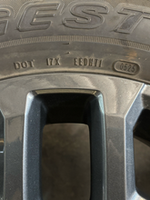 Load image into Gallery viewer, OEM '22-'26 Toyota Tundra 20" Dark Charcoal Used Wheels 265/60R20 Bridgestone LT
