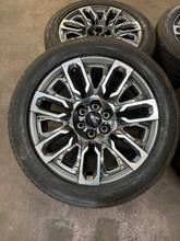 Load image into Gallery viewer, Set of Used 22" Denali Ultimate '00-'26 GMC Sierra 1500 Rims 275/50R22 Tires LT
