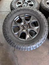 Load image into Gallery viewer, OEM '24-'26 Overtrail+ Lexus GX550 18" Charcoal Used Rims 265/70R18 Toyo AT3 LT
