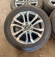 Load image into Gallery viewer, Set of 4 Used 20" '25-'26 Toyota 4Runner Machined Wheels on 265/55R20 Dunlop LT
