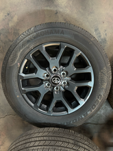 Load image into Gallery viewer, Set of 4 OEM 20" '22-'26 Toyota Tundra Charcoal Rims 265/60R20 Yokohama Tires LT
