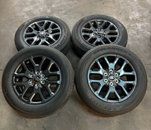 Load image into Gallery viewer, Set of 4 OEM 20" '22-'26 Toyota Tundra Charcoal Rims 265/60R20 Yokohama Tires LT
