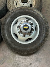 Load image into Gallery viewer, OEM '11-'26 Chevrolet Silverado 3500 DRW 17" Wheels 235/80R17 Mismatch Tires LT
