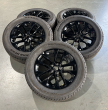 Load image into Gallery viewer, Set of 5 '07-'26 Jeep Wrangler Black 20" Wheels on 255/60R20 Nexen Roadian HTX2

