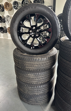 Load image into Gallery viewer, Set of 5 '07-'26 Jeep Wrangler Black 20" Wheels on 255/60R20 Nexen Roadian HTX2
