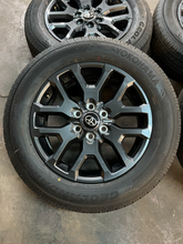 Load image into Gallery viewer, Set of 4 OEM 20" '22-'26 Toyota Tundra Charcoal Rims 265/60R20 Yokohama Tires LT
