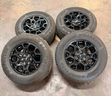 Load image into Gallery viewer, Set of 4 Used 18" '05-'26 Ford F-150 Black OEM Wheels 275/65R18 Goodyear AT LT
