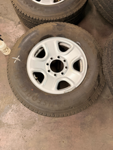 Load image into Gallery viewer, Set of 4 Used 18" '05-'26 Dodge RAM 2500 Steel Wheels 275/70R18 Firestone HT LT
