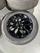 Load image into Gallery viewer, Set of 5 '07-'26 Jeep Wrangler Black 20" Wheels on 255/60R20 Nexen Roadian HTX2
