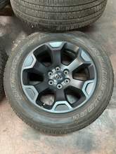 Load image into Gallery viewer, OEM '19-'26 RAM 1500 Matte Black 20" Used Wheels 275/55R20 Bridgestone Tires  LT
