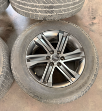 Load image into Gallery viewer, Set of Used '05-'26 Ford F-150 Dark Grey 20" Wheels 275/60R20 Hankook Dynapro LT
