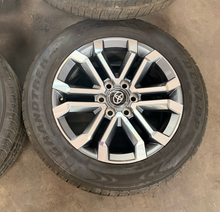 Load image into Gallery viewer, Set of 4 Used 20" '25-'26 Toyota 4Runner Machined Wheels on 265/55R20 Dunlop LT
