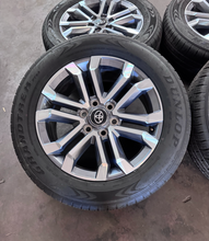 Load image into Gallery viewer, OEM '25-'26 Toyota 4Runner Limited Machined Used Wheels on 265/55R20 Dunlop LT
