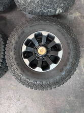 Load image into Gallery viewer, OEM '05-'26 RAM 2500 Power Wagon Used Black Polished Wheels 35/12.50R17 Tires LT
