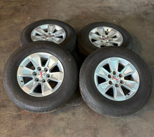 Load image into Gallery viewer, Set of 4 Used &#39;00-&#39;25 GMC Sierra 1500 OEM 5908 Wheels 255/70R17 General Tires LT
