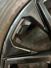 Load image into Gallery viewer, Set of Four Used OEM &#39;22-&#39;25 Toyota Tundra TRD Black Wheels 265/65R20 Tires LT
