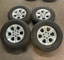 Load image into Gallery viewer, OEM '05-'24 Toyota 4Runner 17" Silver Used Wheels 265/70R17 Dunlop A20 Tires LT

