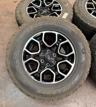 Load image into Gallery viewer, Set of Used '05-'26 Ford F-150 Black &amp; Milled OE Wheels 265/70R18 General ATP LT
