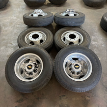 Load image into Gallery viewer, OEM '11-'26 Chevrolet Silverado 3500 DRW 17" Used Wheels 235/80R17 Michelin LT
