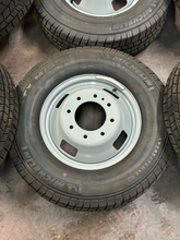 Load image into Gallery viewer, Set of Six '05-'26 Ford F-350 Dually Wheels on 245/75R17 Michelin LTX MS2 Tires
