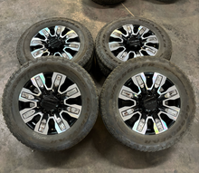 Load image into Gallery viewer, Set of Used '11-'26 GMC Sierra 2500 Denali Ultimate Rims 275/65R20 Goodyear E LT
