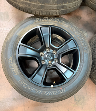 Load image into Gallery viewer, Set of Used 20" '19-'26 RAM 1500 Black OEM Rims 275/55R20 Bridgestone Dueler LT
