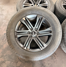 Load image into Gallery viewer, Set of Used '05-'26 Ford F-150 Dark Grey 20" Wheels 275/60R20 Hankook Dynapro LT
