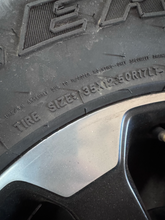 Load image into Gallery viewer, OEM '05-'26 RAM 2500 Power Wagon Used Black Polished Wheels 35/12.50R17 Tires LT
