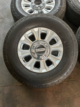 Load image into Gallery viewer, OEM '05-'26 Ford F-250 F-350 18" Silver Used Wheels 275/70R18 Michelin Tires LT
