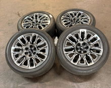 Load image into Gallery viewer, Set of 4 Used 22" '00-'26 GMC Sierra 1500 Denali Wheels 275/50R22 Bridgestone LT
