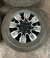Load image into Gallery viewer, Set of Used '11-'26 GMC Sierra 2500 Denali Ultimate Rims 275/65R20 Goodyear E LT
