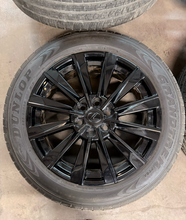 Load image into Gallery viewer, Set of 4 Used 22" '24-'26 Lexus GX550 22" Black Wheels on 265/50R22 Grandtrek LT
